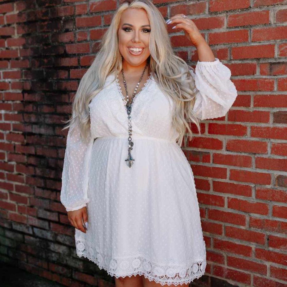 This One's For the Ladies Dress - White